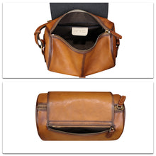 Load image into Gallery viewer, Genuine Leather Crossbody Bag Vintage Handmade Shoulder Purse Retro Satchel Travel Daypack Sling Bag