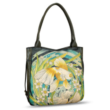 Load image into Gallery viewer, Genuine Leather Shoulder Bag for Women Hand Painted Leather Handbag Handmade Purse Work Tote Bag Casual Purse