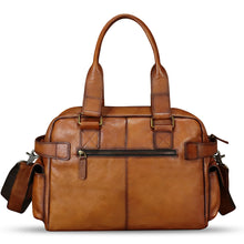 Load image into Gallery viewer, Genuine Leather Purses and Handbags for Men and Women Vintage Real Leather Messenger Bag Shoulder Briefcase Satchel Purse