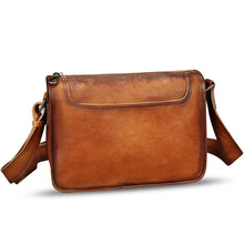 Load image into Gallery viewer, IVTG Genuine Leather Messenger Bag for Men Crossbody Shoulder Bag Casual Sling Daypack Business Daily Sling Purse Satchel