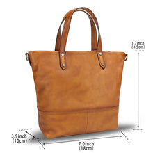 Load image into Gallery viewer, Genuine Leather Satchel Purses Handbags for Women Top Handle Bags Lady Crossbody Shoulder Tote Bag
