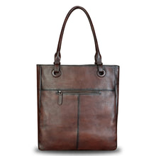 Load image into Gallery viewer, Genuine Leather Shoulder Bag for Women Hand Painted Leather Handbag Handmade Work Tote Bag Casual Hand Purse
