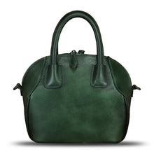 Load image into Gallery viewer, Genuine Leather Handbag for Women Purse Hand Painted Leather Top Handle Satchel Handmade Crossbody Pouch