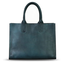 Load image into Gallery viewer, Genuine Leather Handbag for Women Hand Painted Leather Top Handle Bag Handmade Crossbody Purse Work Tote