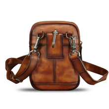 Load image into Gallery viewer, Genuine Leather Belt Bag Pouch for Men and Women Waist Bag Fanny Pack Phone Bag with Strap Small Crossbody Shoulder Bag