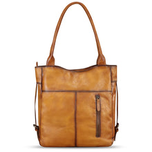 Load image into Gallery viewer, Genuine Leather Shoulder Bag for Women Hand Painted Leather Handbag Handmade Purse Work Tote Bag Casual Purse