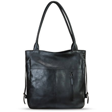 Load image into Gallery viewer, Genuine Leather Shoulder Bag for Women Hand Painted Leather Handbag Handmade Purse Work Tote Bag Casual Purse