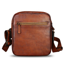 Load image into Gallery viewer, IVTG Genuine Leather Messenger Bag for Men Crossbody Shoulder Bag Satchel Casual Sling Daypack Work Business Daily Purses