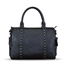 Load image into Gallery viewer, Genuine Leather Satchel for Women Hand Painted Leather Handbag Top Handle Bags Handmade Purse Crossbody Tote Bag