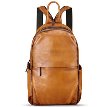 Load image into Gallery viewer, Genuine Leather Sling Bag Retro Crossbody Sling Backpack Handmade Chest Vintage Shoulder Daypack Purse Fanny Pack