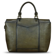 Load image into Gallery viewer, Genuine Leather Satchel for Women Hand Painted Handbag Top Handle Bags Handmade Purse Crossbody Tote Bag Purse
