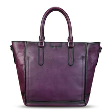 Load image into Gallery viewer, Genuine Leather Handbag for Women Hand Painted Leather Top Handle Satchel Handmade Crossbody Purse Tote Bag