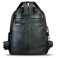 Load image into Gallery viewer, Genuine Leather Backpack for Women Hand Painted Rivet Knapsack Purse Handmade Rucksack Casual Daypack