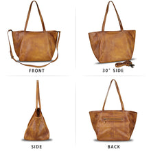 Load image into Gallery viewer, Genuine Leather Handbag Bag for Women Vintage Leather Shoulder Bag Purse Handmade Tote Bags Crossbody Pouch