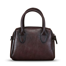 Load image into Gallery viewer, Genuine Leather Handbag for Women Hand Painted Top Handle Purse Retro Handmade Satchel Vintage Crossbody Hobo Bag