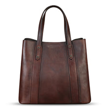 Load image into Gallery viewer, Genuine Leather Handbag Satchel for Women Hand Painted Leather Handmade Work Tote Bag Casual Shoulder Purse