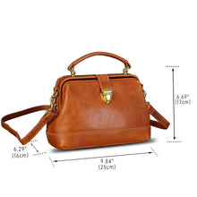Load image into Gallery viewer, Genuine Leather Handbags for Women Purse Satchel Vintage Handmade Handbag Crossbody Shoulder Bags