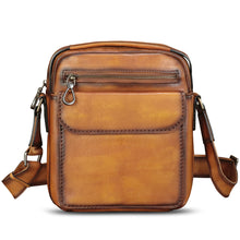 Load image into Gallery viewer, IVTG Genuine Leather Purse and Shoulder Bag for Men Fashion Leather Messenger Bag Handbag Crossbody Satchel Purses Strap
