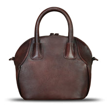 Load image into Gallery viewer, Genuine Leather Handbag for Women Purse Hand Painted Leather Top Handle Satchel Handmade Crossbody Pouch