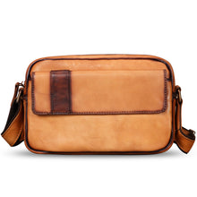 Load image into Gallery viewer, IVTG Genuine Leather Messenger Bag for Men Crossbody Shoulder Bag Casual Sling Daypack Business Work Daily Purse Satchel