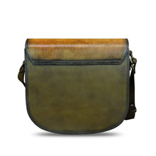 Load image into Gallery viewer, Genuine Leather Crossbody Bag for Women Hand Painted Pattern Handmade Crossbody Satchel Handbag Hand Drawn Purse
