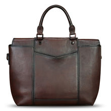 Load image into Gallery viewer, Genuine Leather Satchel for Women Hand Painted Handbag Top Handle Bags Handmade Purse Crossbody Tote Bag Purse