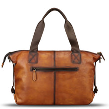 Load image into Gallery viewer, Genuine Leather Messenger Bag and Briefcase Purse for Men Leather Top Handle Handbags Satchel Shoulder Bag for Laptop Strap