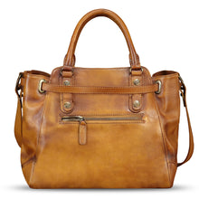 Load image into Gallery viewer, Genuine Leather Handbag Satchel for Women Hand Painted Handmade Crossbody Work Tote Bag Casual Shoulder Purses