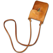 Load image into Gallery viewer, Genuine Leather Small Purses Phone Bag for Women Vintage Handmade Mini Crossbody Bag Shoulder Bag Phone Pouch