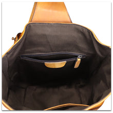 Load image into Gallery viewer, Genuine Leather Sling Bag for Men and Women Vintage Sling Backpack Fashion Shoulder Bag Crossbody Bag Chest Bag