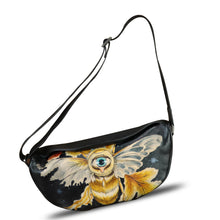 Load image into Gallery viewer, Genuine Leather Crossbody Bag Hand Painted Sling Backpack Retro Handmade Shoulder Daypack Purse Satchel