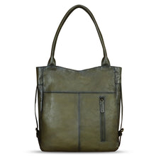 Load image into Gallery viewer, Genuine Leather Shoulder Bag for Women Hand Painted Leather Handbag Handmade Purse Work Tote Bag Casual Purse