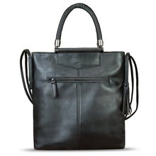 Load image into Gallery viewer, Genuine Leather Handbag for Women Hand Painted Leather Top Handle Bag Handmade Crossbody Purse Work Tote Bag