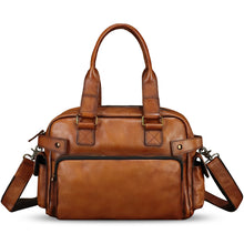 Load image into Gallery viewer, Genuine Leather Purses and Handbags for Men and Women Vintage Real Leather Messenger Bag Shoulder Briefcase Satchel Purse
