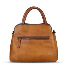 Load image into Gallery viewer, Genuine Leather Handbag for Women Hand Painted Leather Top Handle Satchel Handmade Crossbody Purse