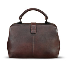 Load image into Gallery viewer, Genuine Leather Handbag Satchel for Women Hand Painted Leather Handmade Pouch Casual Shoulder Purse Bag