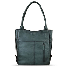 Load image into Gallery viewer, Genuine Leather Shoulder Bag for Women Hand Painted Leather Handbag Handmade Purse Work Tote Bag Casual Purse