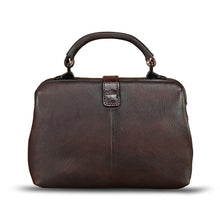 Load image into Gallery viewer, Genuine Leather Handbag Satchel for Women Hand Painted Leather Handmade Pouch Casual Shoulder Purse Bag