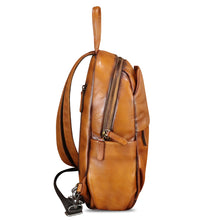 Load image into Gallery viewer, Genuine Leather Sling Bag Retro Crossbody Sling Backpack Handmade Chest Vintage Shoulder Daypack Purse Fanny Pack