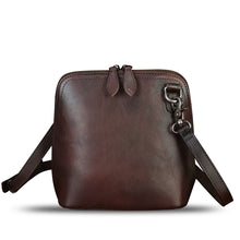 Load image into Gallery viewer, Genuine Leather Crossbody Bag for Women Hand Painted Leather Handmade Crossbody Satchel Purse Pouch