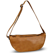Load image into Gallery viewer, Genuine Leather Sling Bag Crossbody Casual Daypack Vintage Handmade Hiking Chest Shoulder Backpack Motorcycle Bag