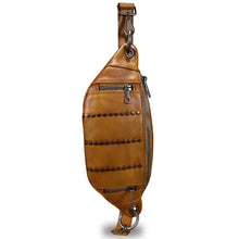 Load image into Gallery viewer, Genuine Leather Fanny Pack for Women Vintage Real Leather Waist Bag Fashion Hip Bag Sling Bag Crossbody Bag Purse