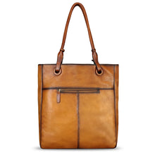 Load image into Gallery viewer, Genuine Leather Shoulder Bag for Women Hand Painted Leather Handbag Handmade Work Tote Bag Casual Hand Purse