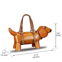 Load image into Gallery viewer, Genuine Leather Purses and Handbags Women Dog Shape Cute Shoulder Bag Crossbody
