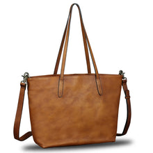 Load image into Gallery viewer, Genuine Leather Handbag Bag for Women Vintage Real Leather Shoulder Bag Purse Handmade Tote Bag Crossbody Bags