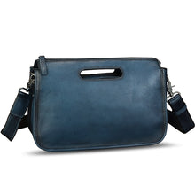 Load image into Gallery viewer, Genuine Leather Purses and Messenger Bag for Men Vintage Leather Briefcase Handbags Satchel Bags Shoulder Bag with Strap