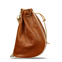 Load image into Gallery viewer, Genuine Leather Sling Bag Retro Crossbody Sling Backpack Handmade Chest Shoulder Daypack Cycling Bag Purse Fanny Pack