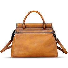 Load image into Gallery viewer, Genuine Leather Handbag for Women Retro Leather Crossbody Bag Pouch Vintage Handbag Purse Ladies Satchel