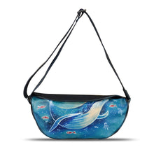 Load image into Gallery viewer, Genuine Leather Crossbody Bag Hand Painted Sling Backpack Retro Handmade Shoulder Daypack Purse Satchel