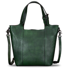 Load image into Gallery viewer, Genuine Leather Handbag for Women Vintage Handmade Shoulder Bag Purse Tote Cowhide Satchel Crossbody Top-Handle Bag